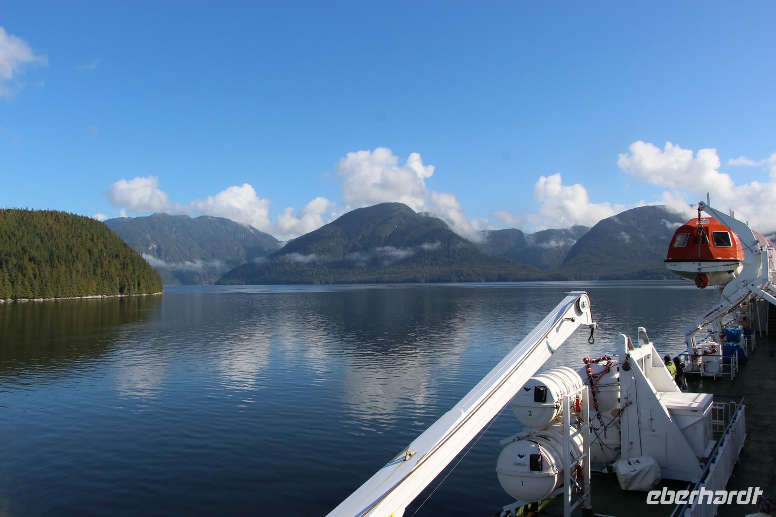 Schiffsfahrt entlang der Inside Passage &ndash; &copy; Kristin Weigel (Eberhardt TRAVEL)