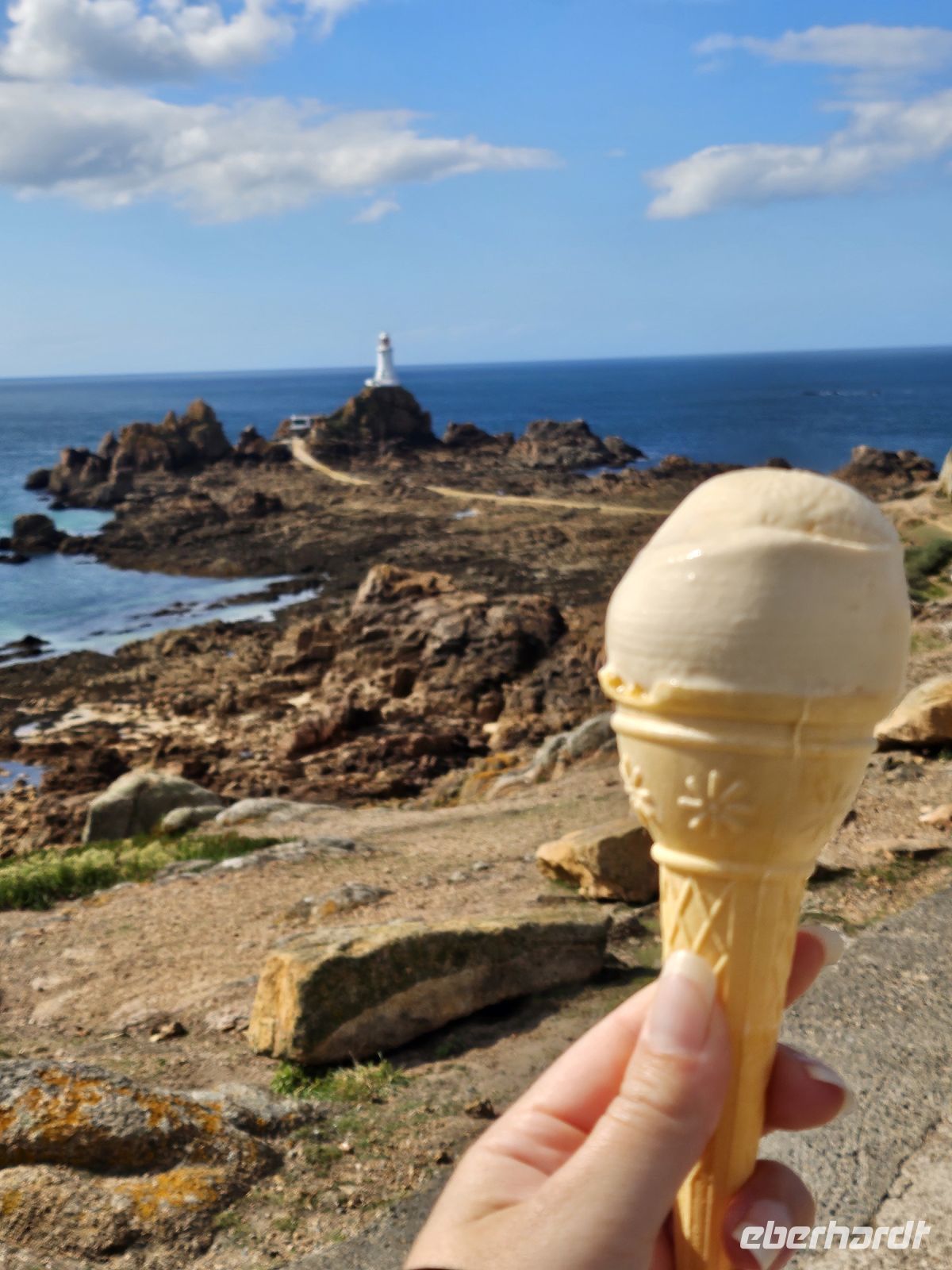 Belohnung für die herrliche Wanderung - Jersey Icecream &ndash; &copy; Mariele Koeckeritz (Eberhardt TRAVEL)