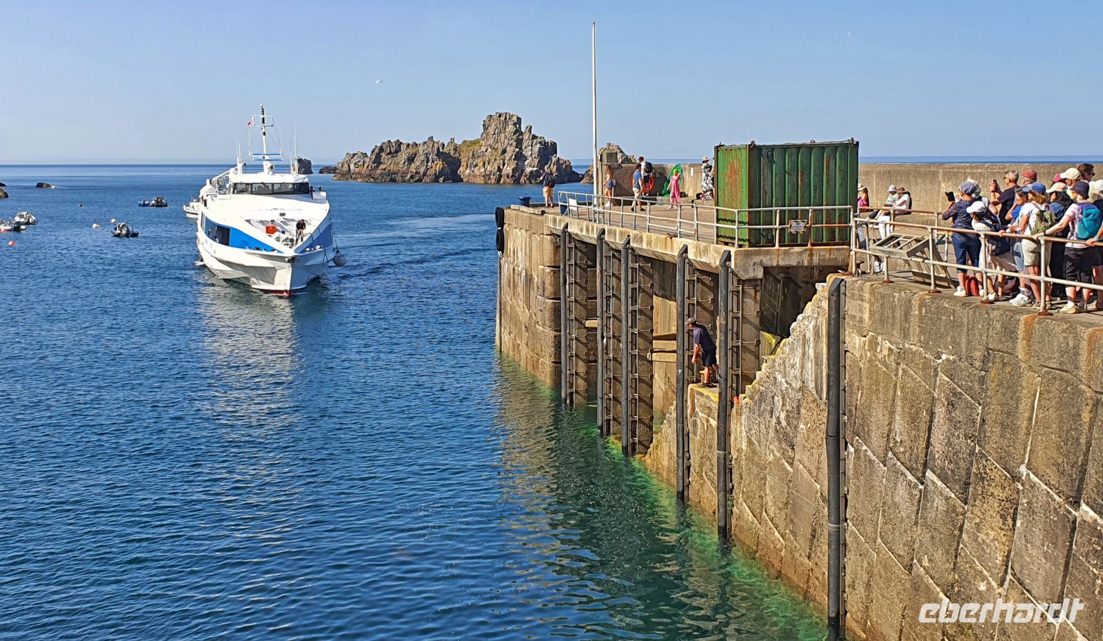 Fähranleger auf der Insel Sark heute &ndash; &copy; Kristin Weigel (Eberhardt TRAVEL)