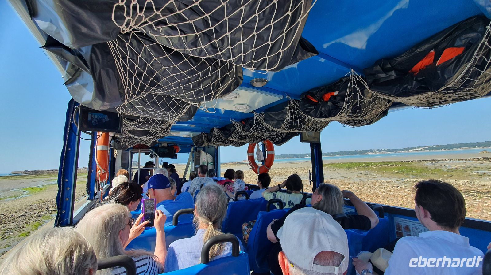 Fahrt mit dem Puddleduck zum Elizabeth Castle &ndash; &copy; Kristin Weigel (Eberhardt TRAVEL)