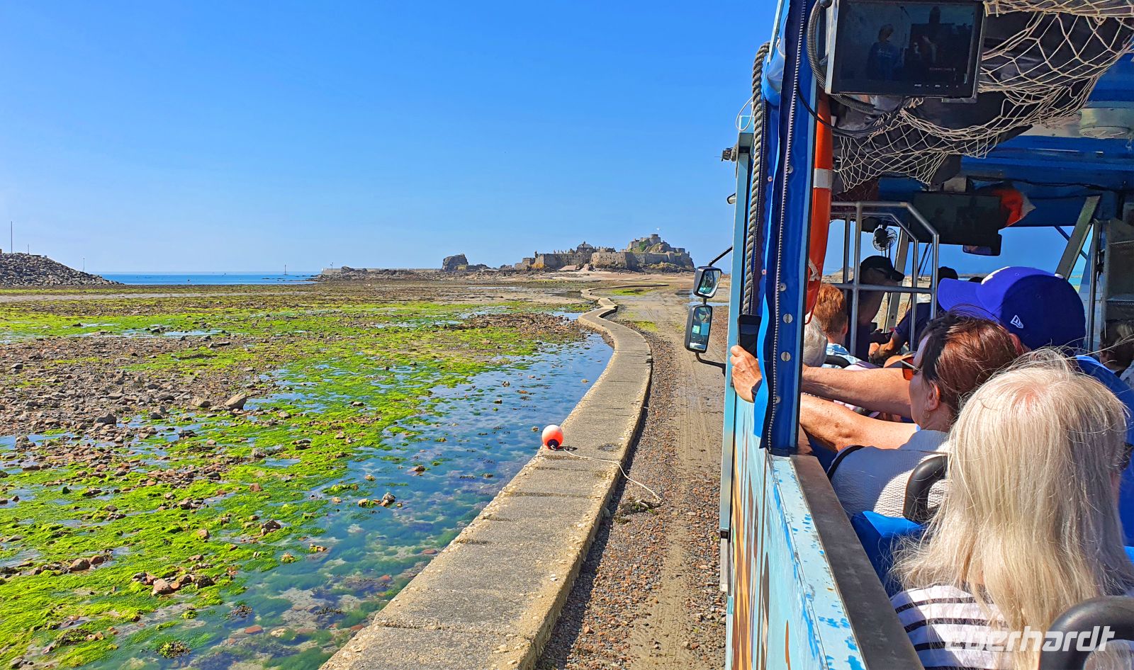 Fahrt mit dem Puddleduck zum Elizabeth Castle &ndash; &copy; Kristin Weigel (Eberhardt TRAVEL)