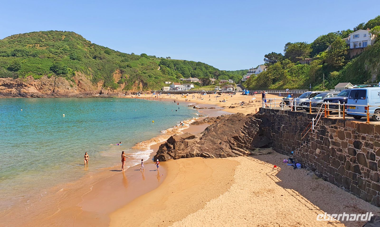 Sandbucht Greve de Lecq an der Nordküste von Jersey &ndash; &copy; Kristin Weigel (Eberhardt TRAVEL)