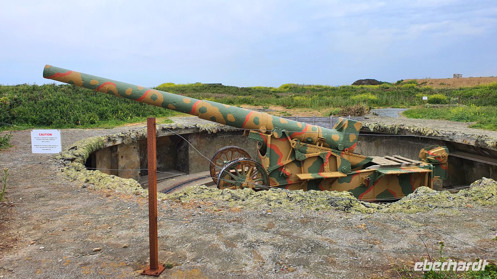 Geschütz aus dem 2. Weltkrieg auf Guernsey - Pleinmont Headland &ndash; &copy; Kristin Weigel (Eberhardt TRAVEL)