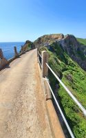 Damm La Coupée auf der Insel Sark