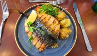 Jersey Makrele mit Jersey Royals im Hotel Ommaroo &ndash; &copy; Kristin Weigel (Eberhardt TRAVEL)