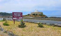 Pause bei Guernsey Pearl - gegenüber Fort Grey &ndash; &copy; Kristin Weigel (Eberhardt TRAVEL)