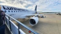Unser Lufthansa-Flieger am Flughafen von Jersey &ndash; &copy; Kristin Weigel (Eberhardt TRAVEL)