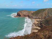 Plémont Bay, so Jersey 
