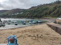 Bonne Nuit Bay, Beginn Wanderung, Jersey 
