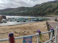 Bonne Nuit Bay, Beginn Wanderung, Jersey 