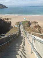 Das Meer gab den Strand frei... Plemont Bay &ndash; &copy; Marta Rass (Eberhardt TRAVEL)
