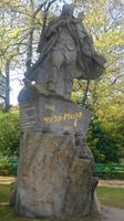 Guernsey, Candie Gardens, Statue von Victor Hugo  &ndash; &copy; Martina Häselbarth (Eberhardt TRAVEL)