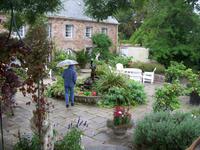 Regen im Garten von Miss Bienie &ndash; &copy; Ingrid Langer (Eberhardt TRAVEL)