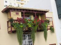 Spaziergang in Santa Cruz de La Palma – Blumenbalkone &ndash; &copy; Marion Kottlos (Eberhardt TRAVEL)