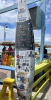 Wichtige Ankunftstafel am Maho Beach &ndash; &copy; Anne Schröder (Eberhardt TRAVEL)