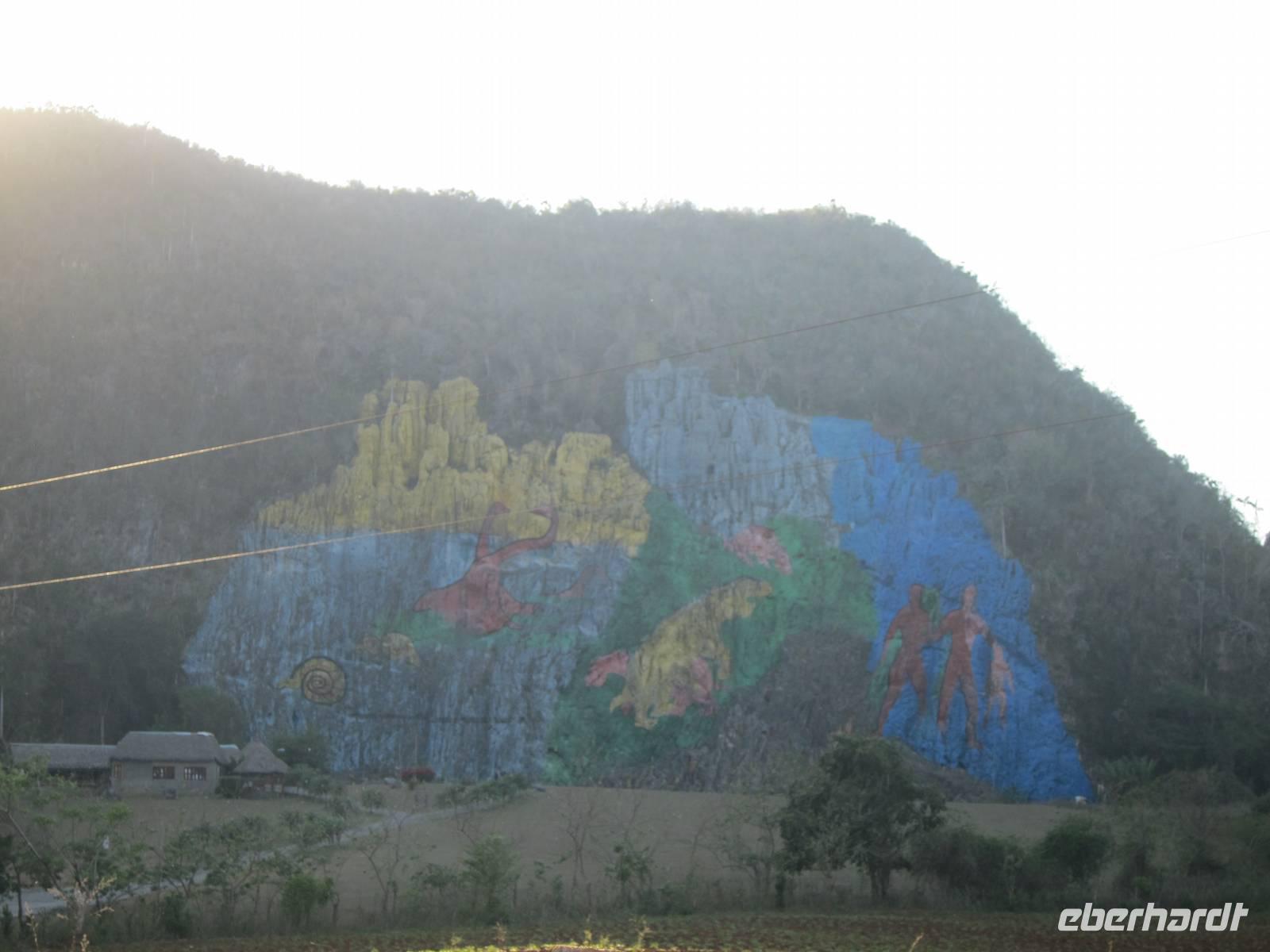 Vinales - Felsmalerei Mural de la Prehistoria &ndash; &copy; Sylvia Ott (Eberhardt TRAVEL)