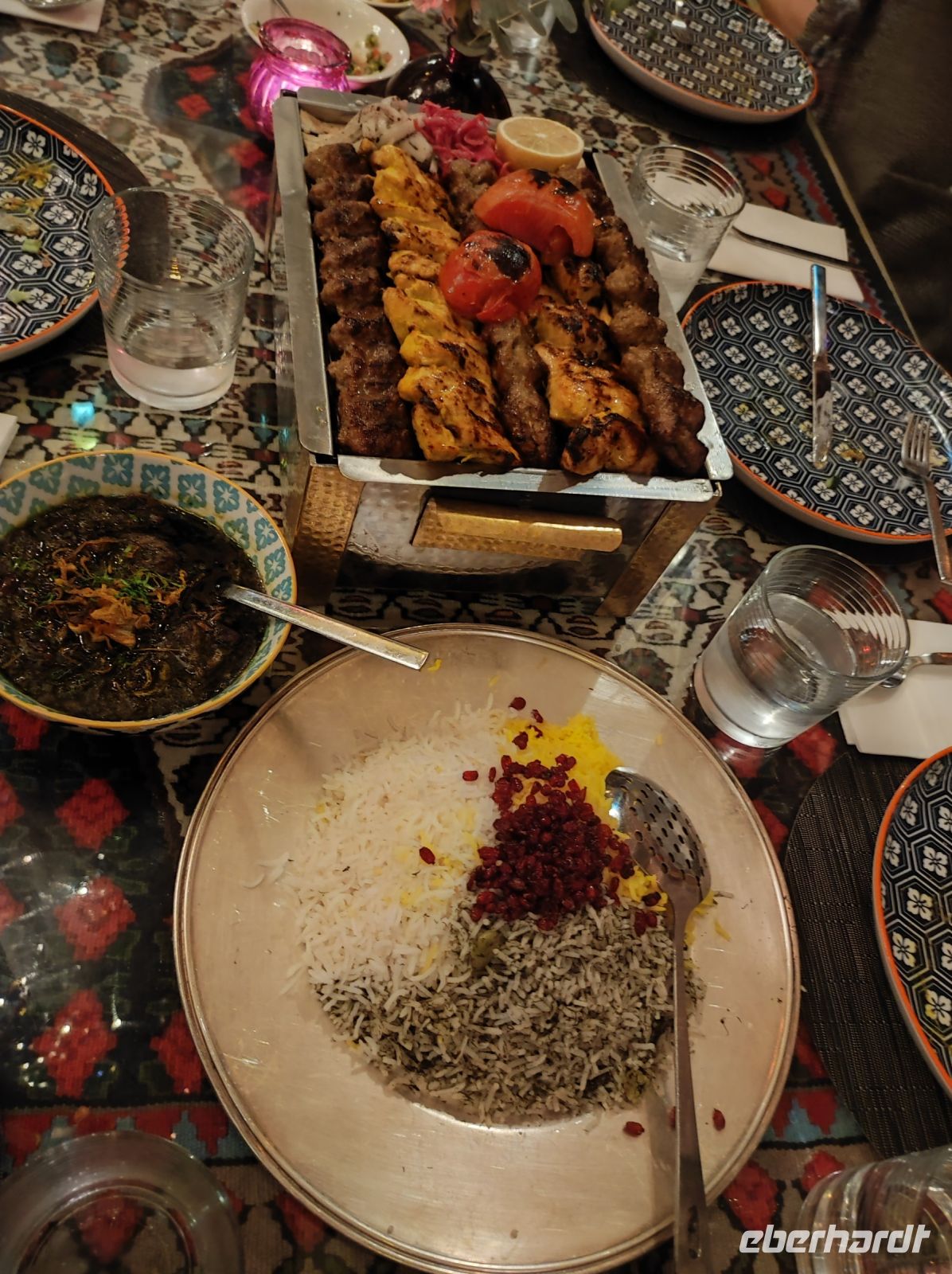 und edles Persisches Essen! &ndash; &copy; Sten Bernhardt (Eberhardt TRAVEL)