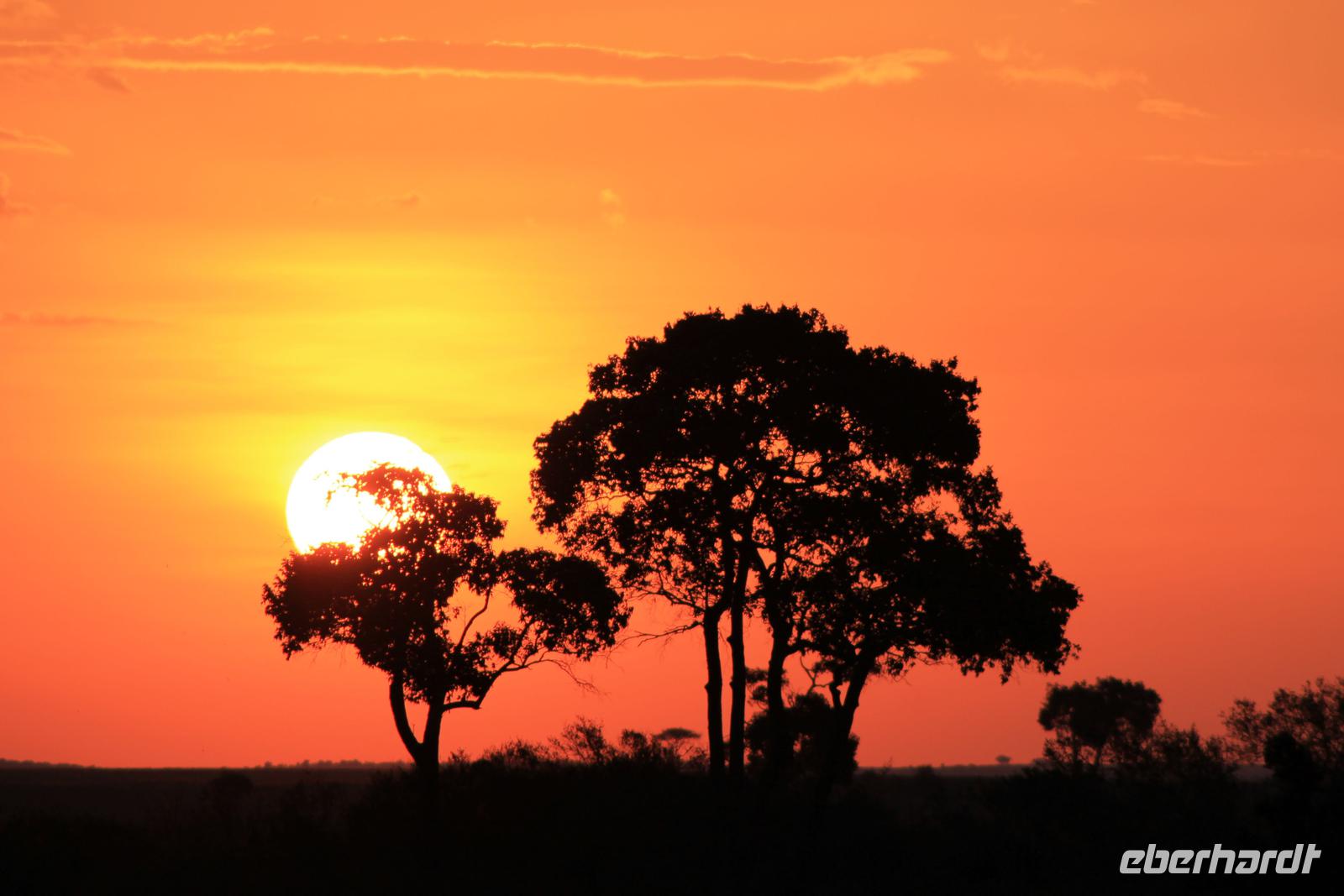 Masai Mara - Sonnenuntergang &ndash; &copy; Isabel Braksiek (Eberhardt TRAVEL)