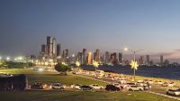 Cartagena - Skyline bei Sonnenuntergang &ndash; &copy; Petra Hady (Eberhardt TRAVEL)