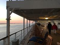 Abendstimmung auf der Queen Mary 2 &ndash; &copy; Uwe Lorenz (Eberhardt TRAVEL)