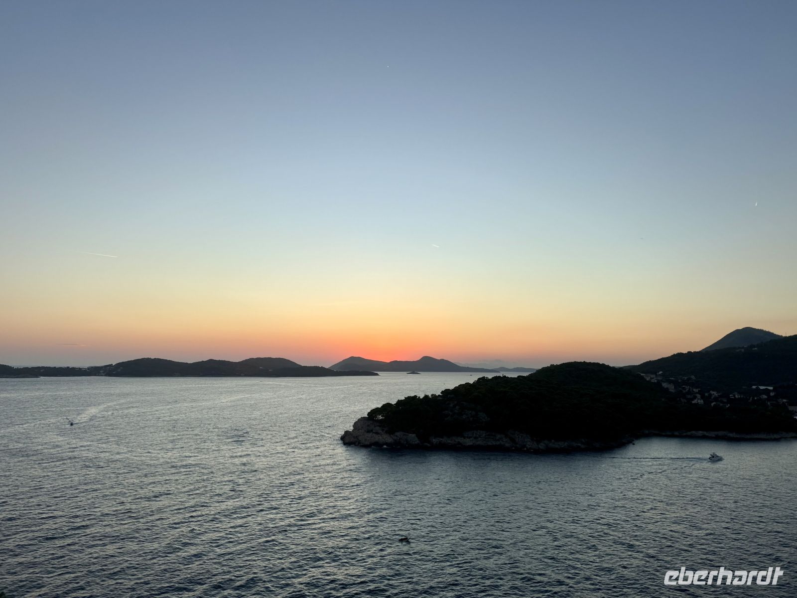 Tag 6 - Sonnenuntergang an der Kroatischen Adria  &ndash; &copy; Christin Kuschka (Eberhardt TRAVEL)