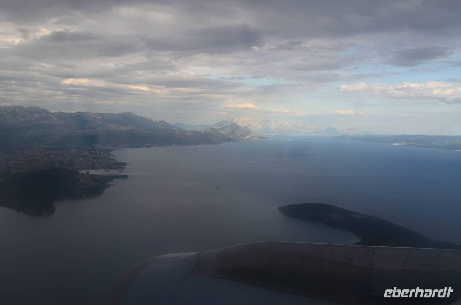 010 Landeanflug Split &ndash; &copy; Konrad Füssel (Eberhardt TRAVEL)