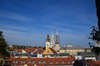 027 Zagreb, Blick von der Altstadt zum Kaptol
