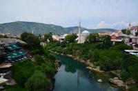 316 Mostar, Blick von der Alten Brücke &ndash; &copy; Konrad Füssel (Eberhardt TRAVEL)