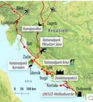 Unsere Reiseroute &ndash; &copy; Simone Willner (Eberhardt TRAVEL)