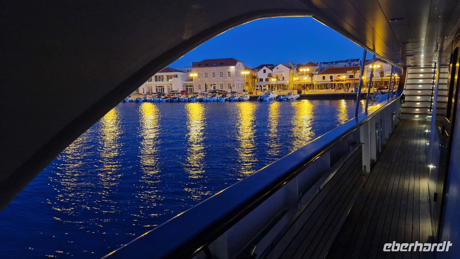 Tag8_Rogoznica_Abendstimmung auf dem Schiff &ndash; &copy; Wolf-Rüdiger Meyer (Eberhardt TRAVEL)