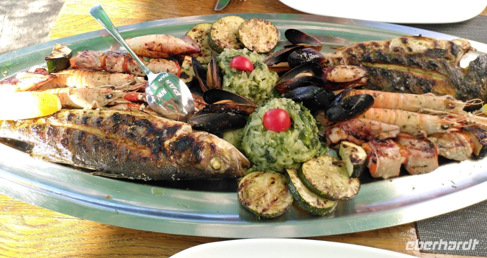 Tag9_Fischmahlzeit für Zwei in Trogir &ndash; &copy; Wolf-Rüdiger Meyer (Eberhardt TRAVEL)