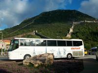Unser Reisebus in Ston
