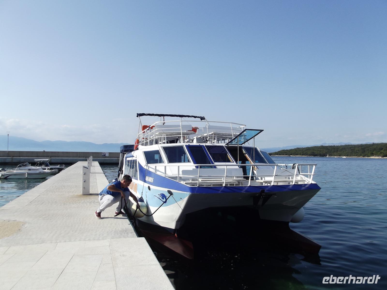 Unser Glasbodenkatamaran &ndash; &copy; Christina Schlawis (Eberhardt TRAVEL)