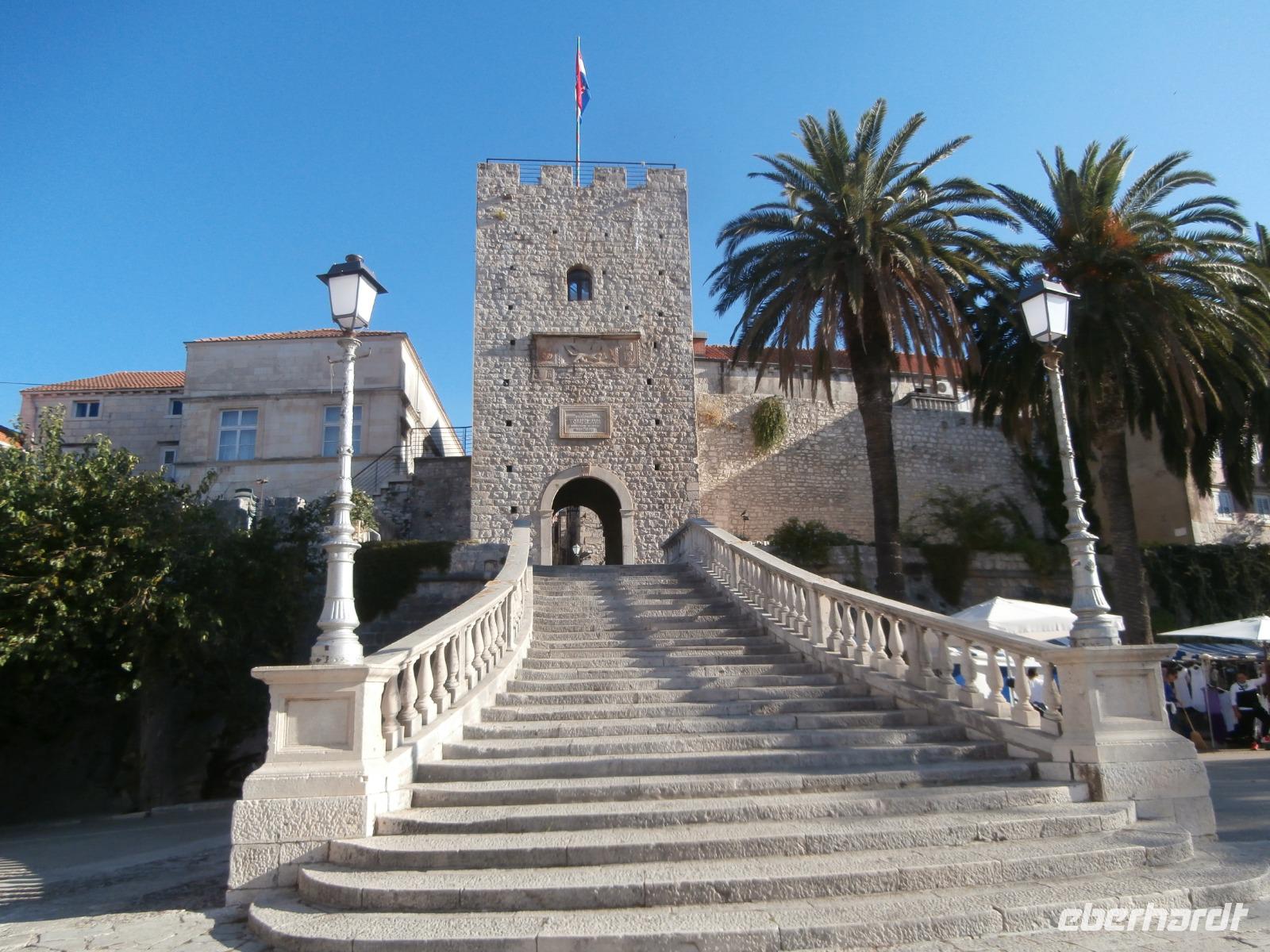 Korcula - Eingang in die Altstadt &ndash; &copy; Ingrid Langer (Eberhardt TRAVEL)