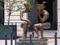 Kunst 'das Gespräch' &ndash; &copy; Sandra Mahr (Eberhardt TRAVEL)