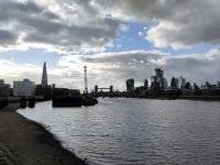 Shard, Tower Bridge und London City, gut zu sehen the Walkie Talkie und the Gherkin (die eher aussieht, wie ein Zigarre, als wie eine Gurke) &ndash; &copy; Andreas Böcker (Eberhardt TRAVEL)