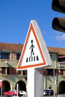 Fußgängerüberweg-Schild in Antananarivo, Madagaskar  &ndash; &copy; Sten Bernhardt (Eberhardt TRAVEL)