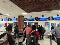 Check in am Nationalen Terminal am Flughafen von Antananarivo, Madagaskar  &ndash; &copy; Sten Bernhardt (Eberhardt TRAVEL)