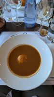 Tomaten-Zwiebelsuppe mit pochiertem Ei in der Quinta Estação &ndash; &copy; Rebecca Biegert (Eberhardt TRAVEL)