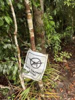 Schild, Wanderung, Taman Negara, Malaysia.jpeg &ndash; &copy; Maria Feibig (Eberhardt TRAVEL)