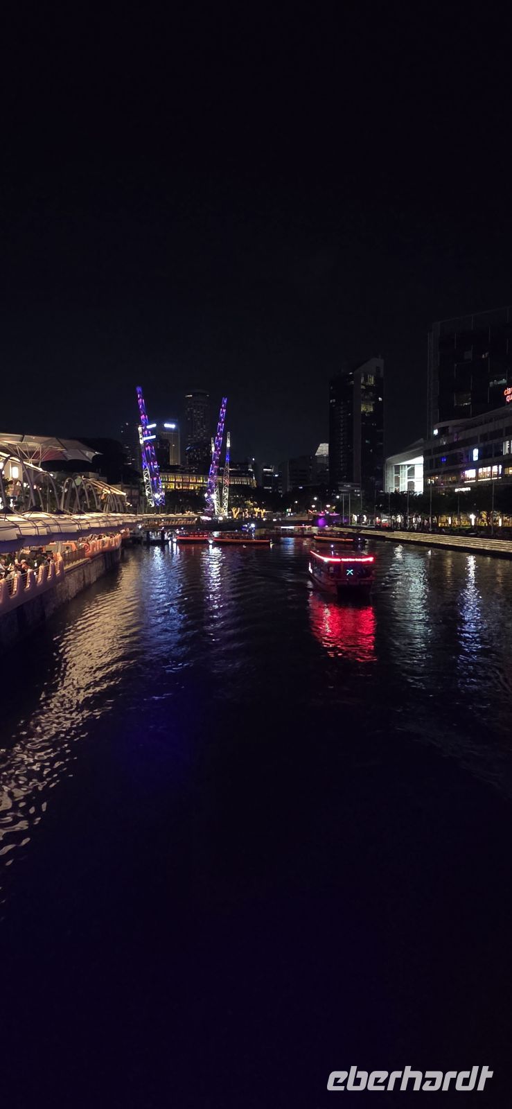 Clarke Quay bei Nacht - Singapur &ndash; &copy; Ronja Wagner (Eberhardt TRAVEL)