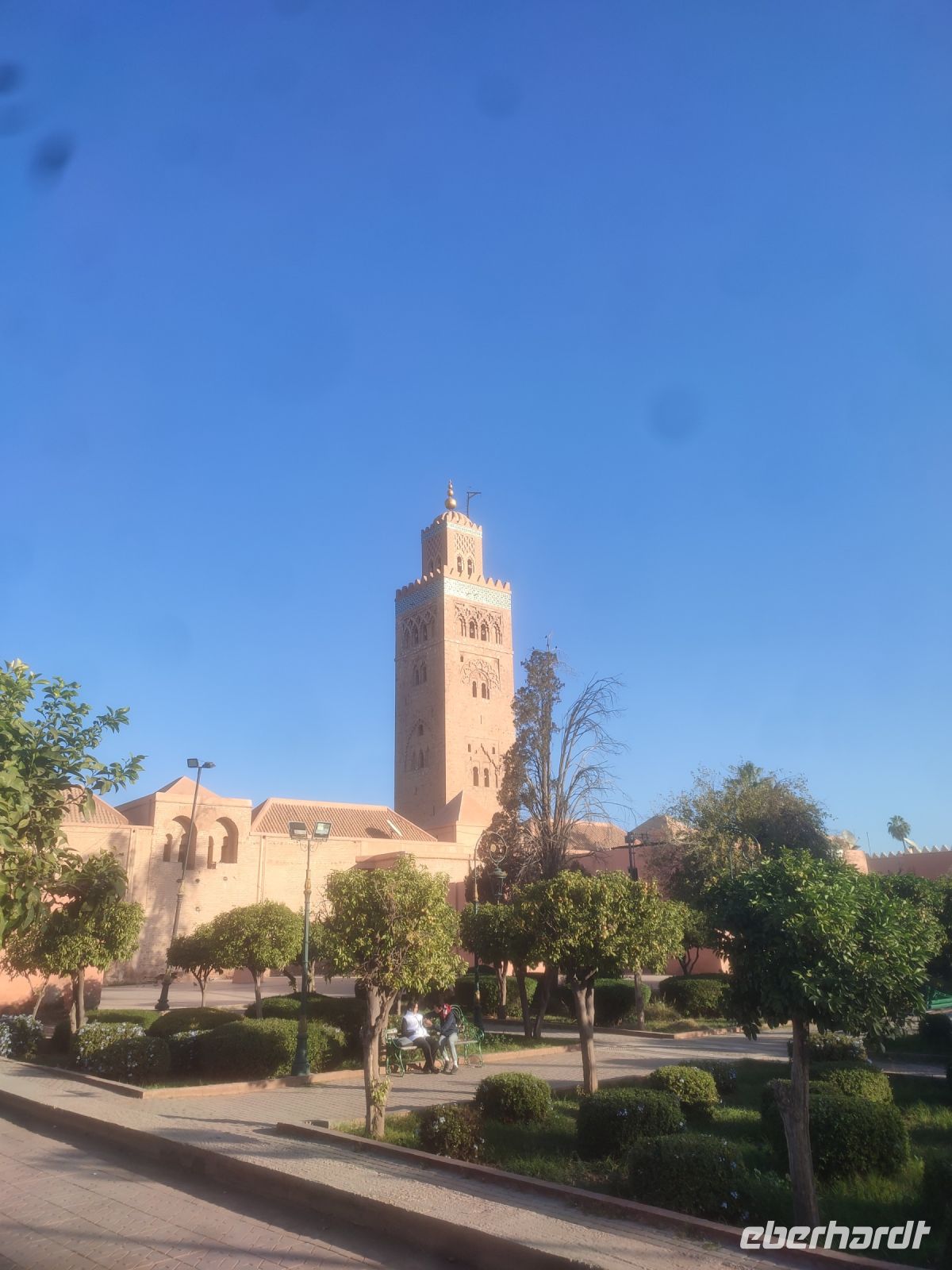 Koutoubia-Moschee mit Park &ndash; &copy; Isabell Wohlrab (Eberhardt TRAVEL)