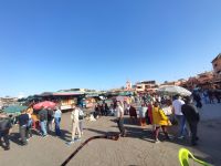 Djemaa-el-Fna Getümmel &ndash; &copy; Isabell Wohlrab (Eberhardt TRAVEL)