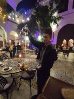 Marrakesch Restaurant El Barakka Tee &ndash; &copy; Isabell Wohlrab (Eberhardt TRAVEL)