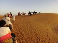 ein Traum geht in Erfüllung - durch die Sanwüste mit einem Dromedar &ndash; &copy; Andrej Kulikov (Eberhardt TRAVEL)
