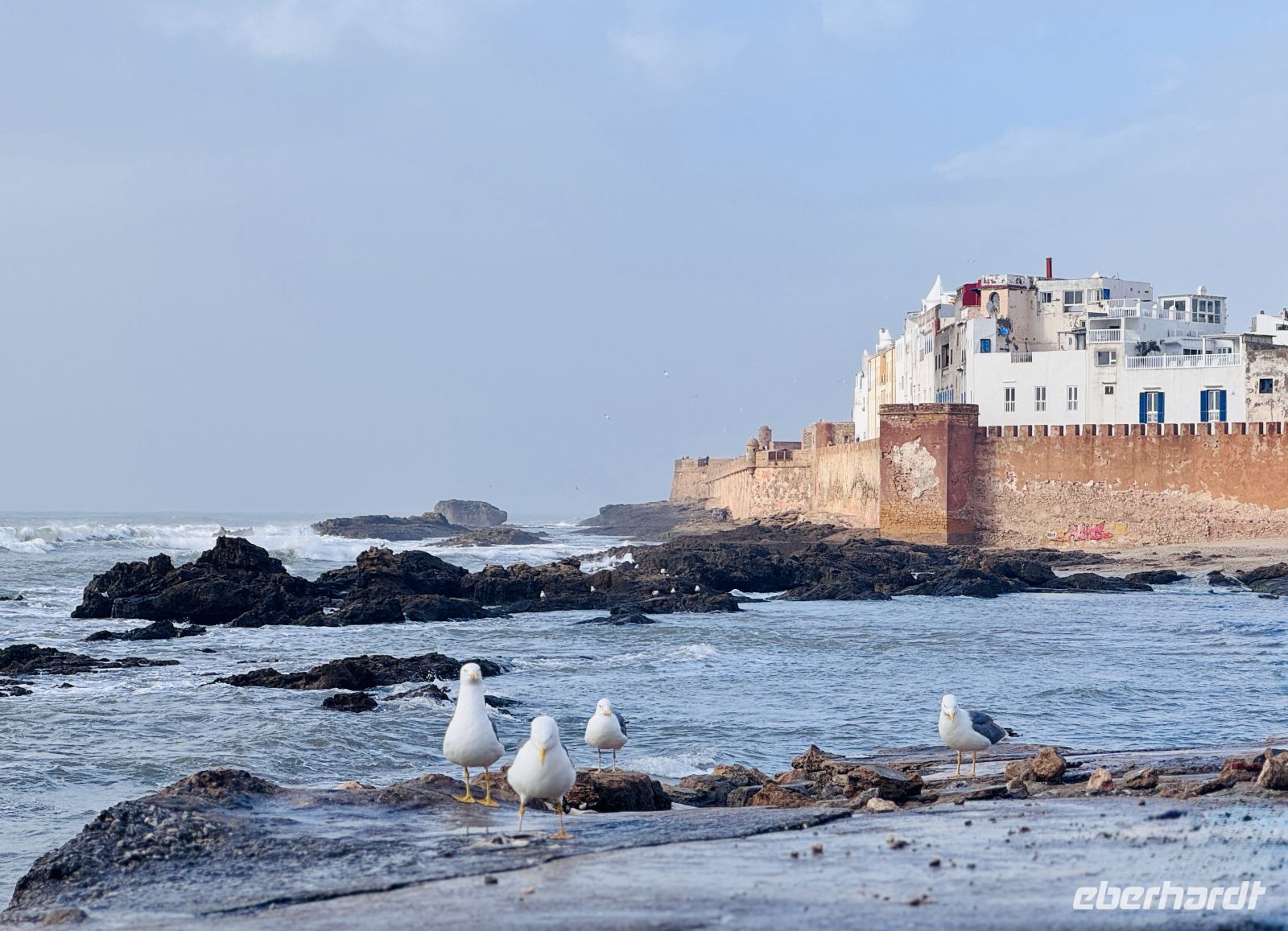 3. Tag - Blick vom Hafen auf den Atlantik und Essaouira &ndash; &copy; Christin Kuschka (Eberhardt TRAVEL)