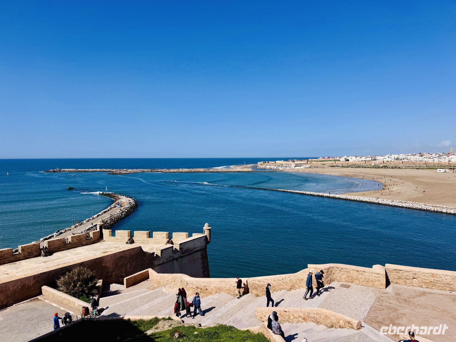 5. Tag - Blick auf den Atlantik von der Kasbah des Oudaïas &ndash; &copy; Christin Kuschka (Eberhardt TRAVEL)