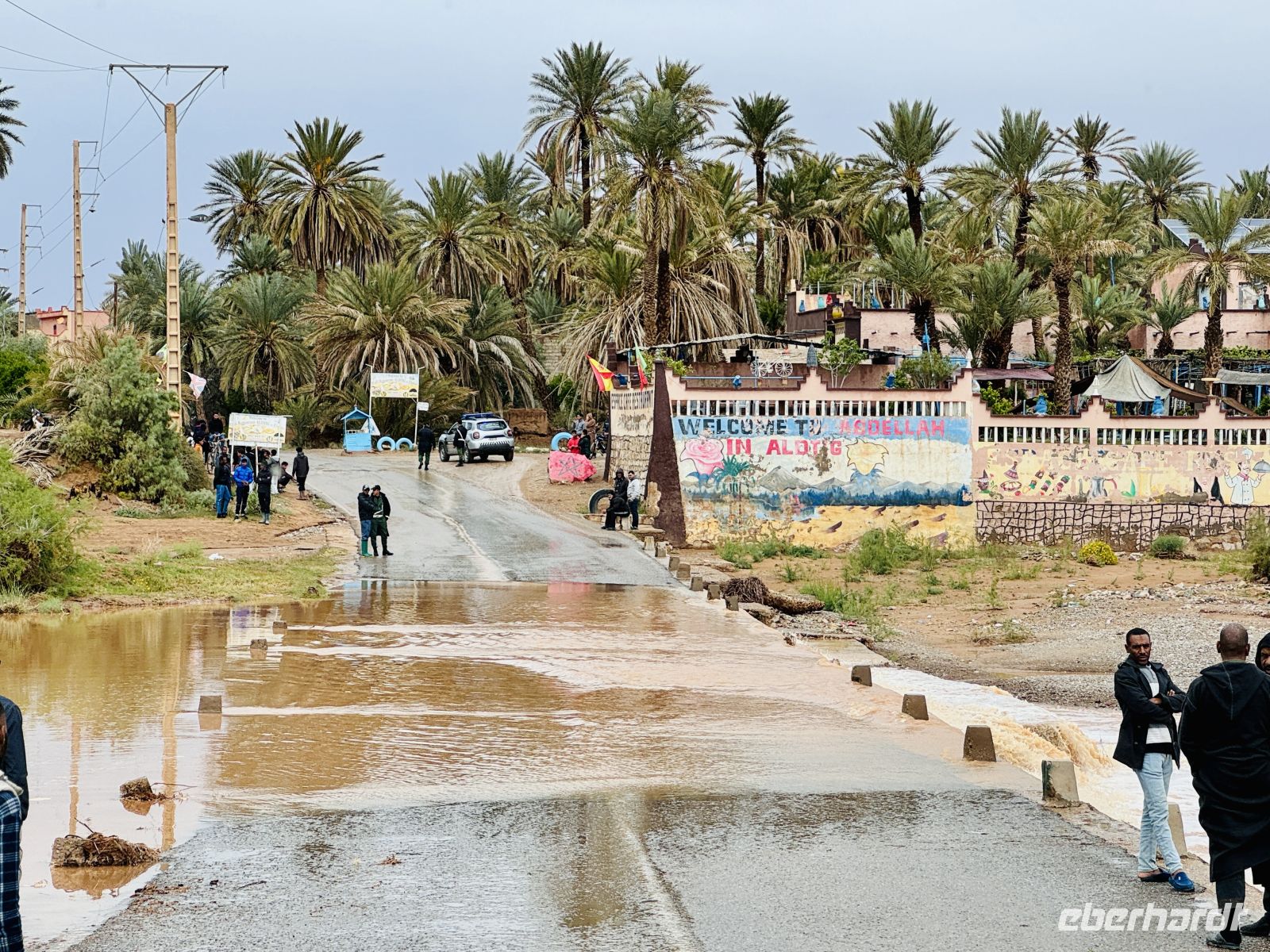 9. Tag - Überspülte Straßen auf unserem Weg nach Tinghir &ndash; &copy; Christin Kuschka (Eberhardt TRAVEL)