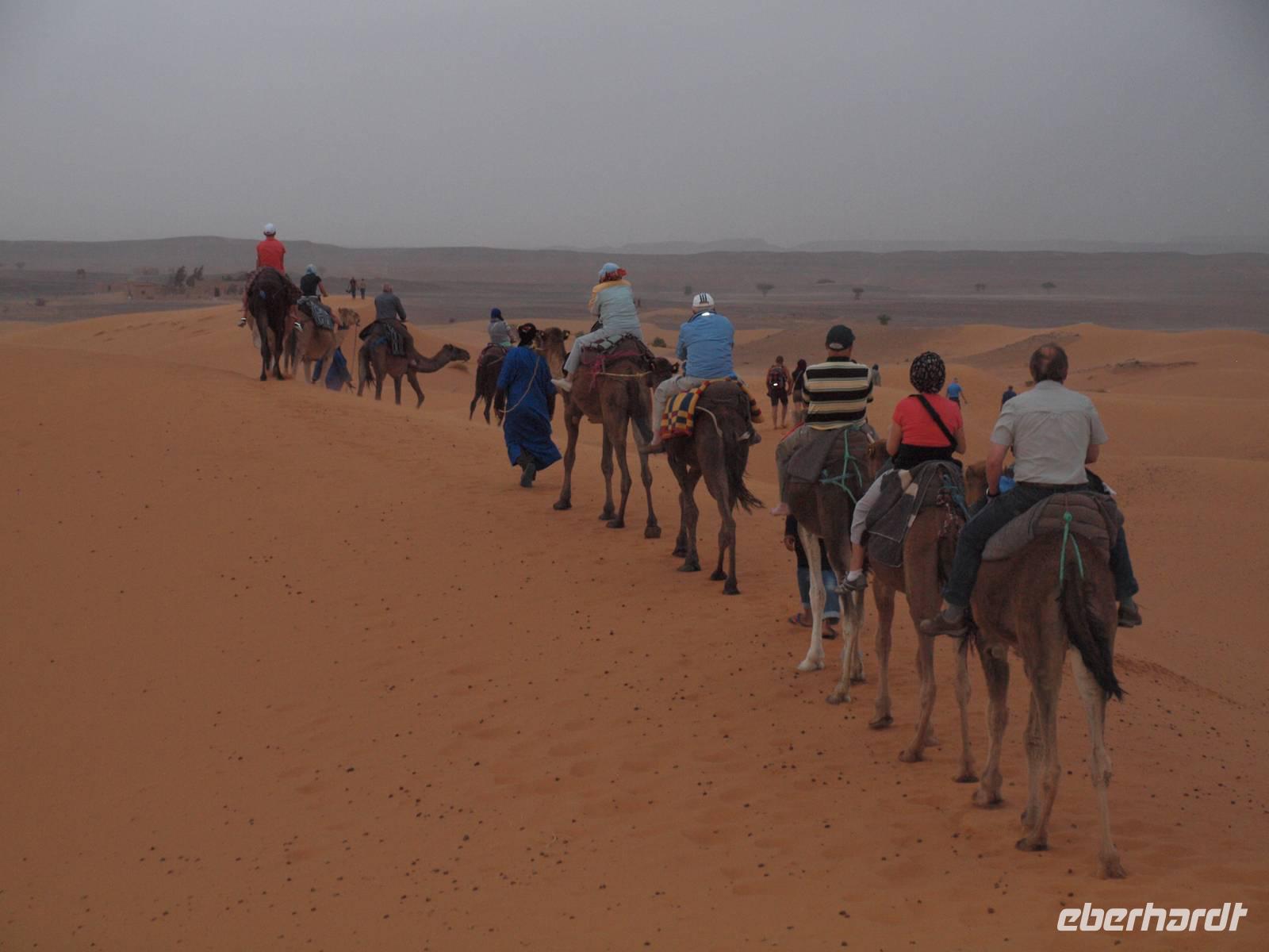 unser Dromedarritt &ndash; &copy; Juliane Voigt (Eberhardt TRAVEL)