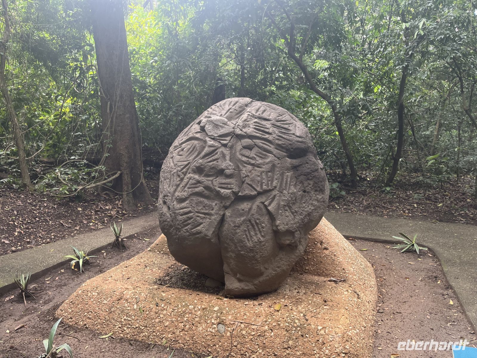 Steinskulptur im 